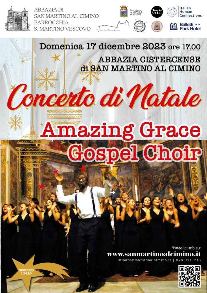 The Amazing Gospel Choir  - Concerto di Natale all'Abbazia di San Martino al Cimino 17 dicembre 2023 ore 17:00